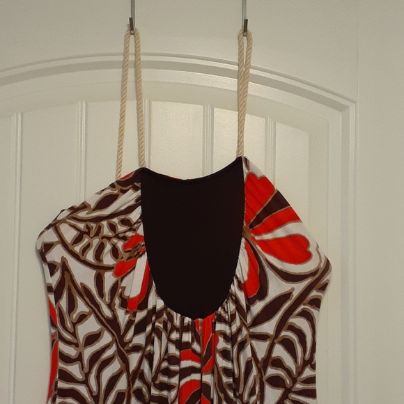 Long Summer Dress w/ Rope Straps,Built-in Bra,M - Picture 2 of 4